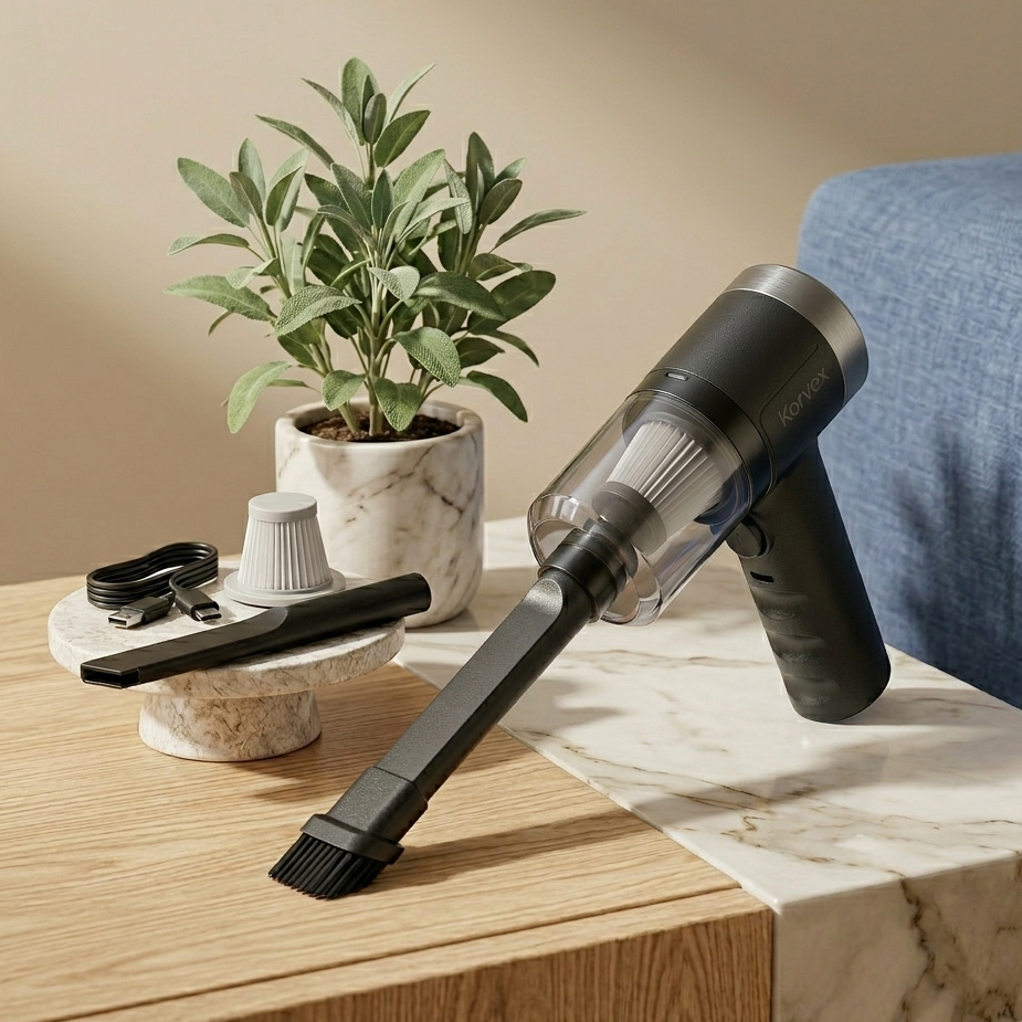 9000Pa ProVac  High-Power Portable Vacuum for Instant Cleaning Anywhere